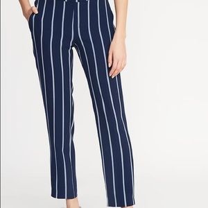 NEW ✨Old Navy Blue and White Striped Pull On Pants